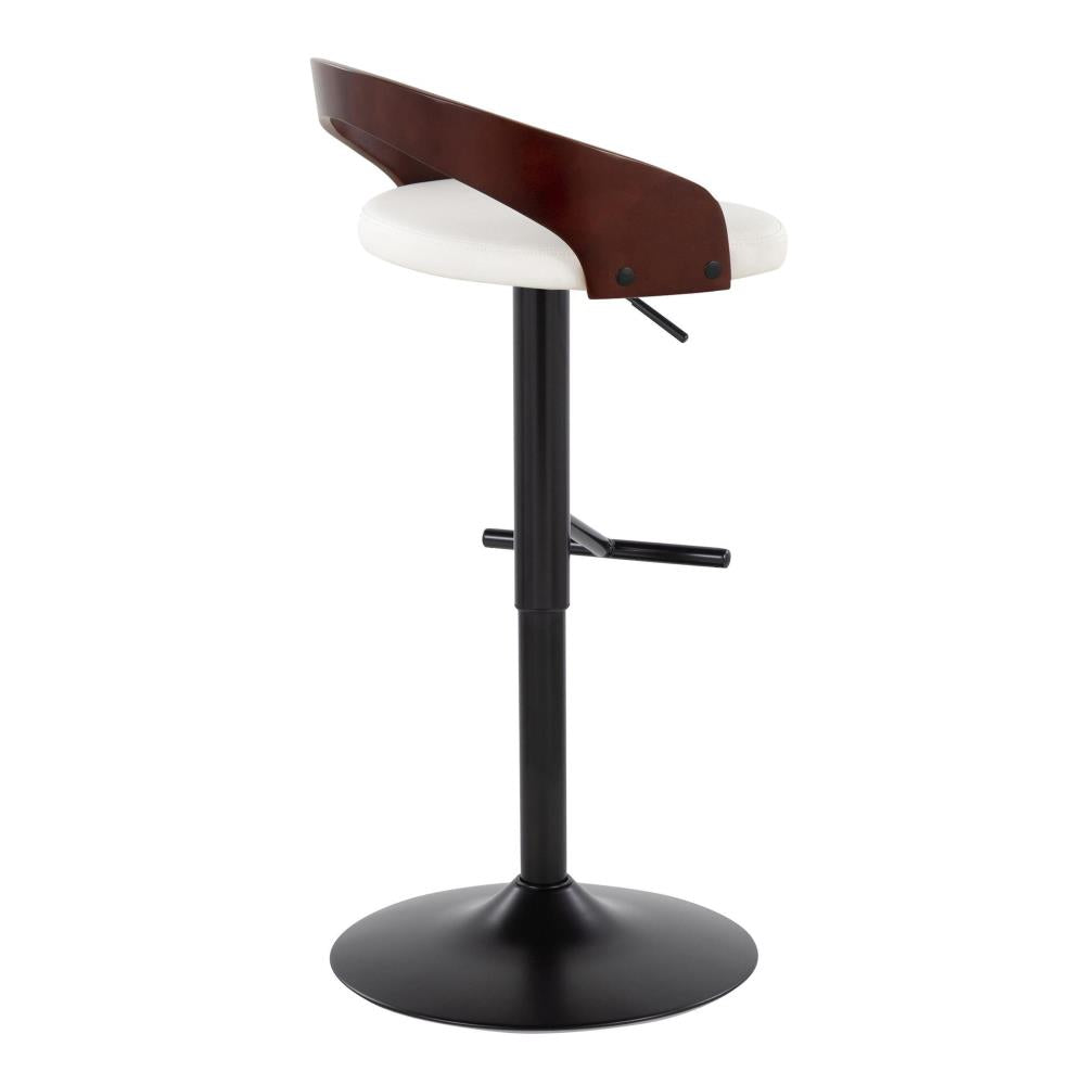 Modern Barstools with Cushioned Seats and Metal Bases