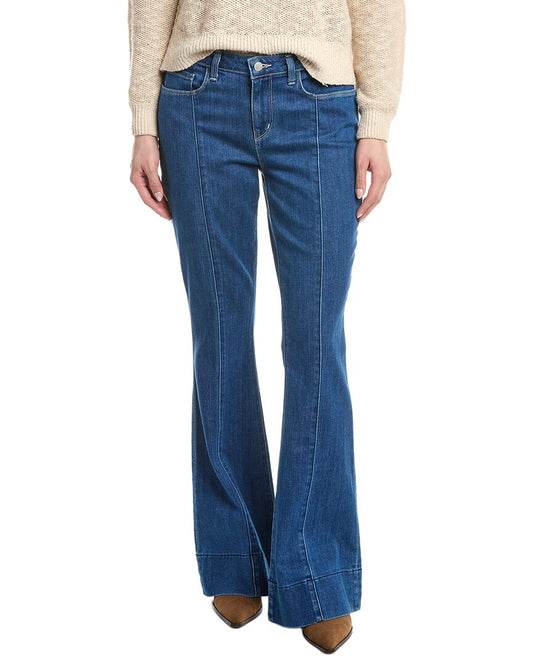 L’AGENCE Lenora Low-Rise Seamed Flare Jean