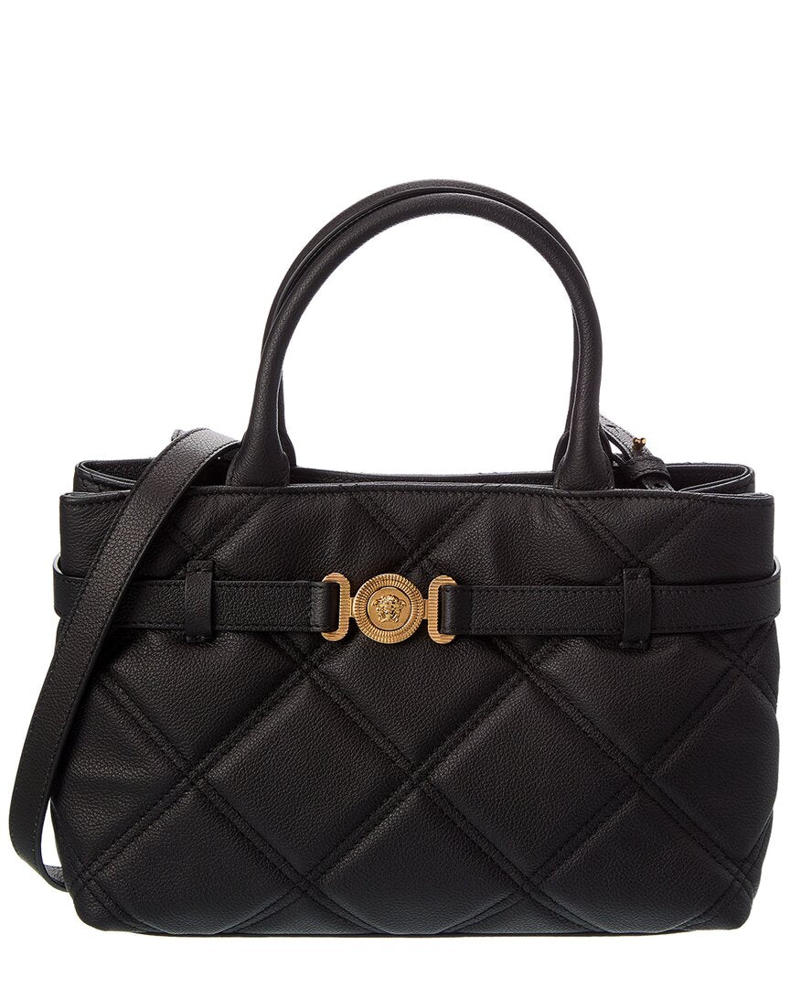 Versace Medusa Leather Shoulder Bag