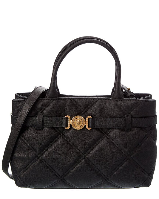 Versace Medusa Leather Shoulder Bag
