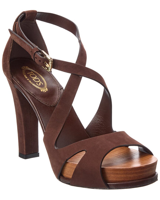 TOD’s Suede Platform Sandal