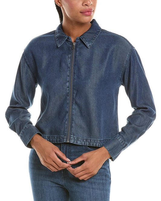 Bella Dahl Zip Front Shacket