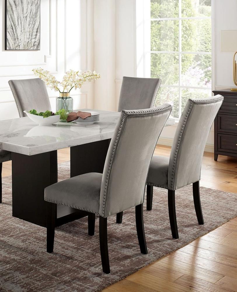 Set of 2 Upholstered Dining Side Chairs