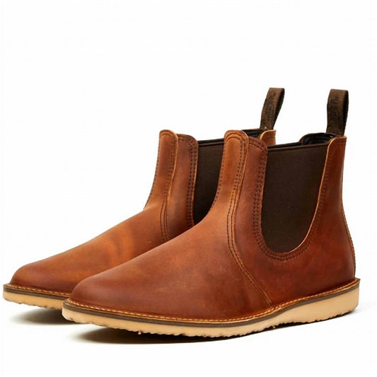 Men's Weekender Chelsea Boots In Copper
