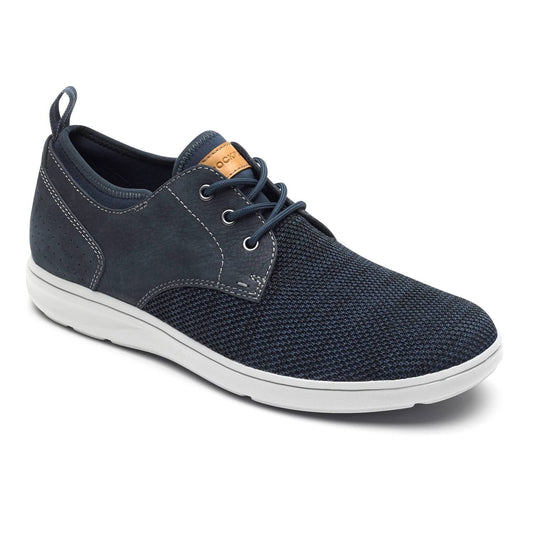 Men's Zaden Round Toe Oxford Trainers Sneakers In Navy