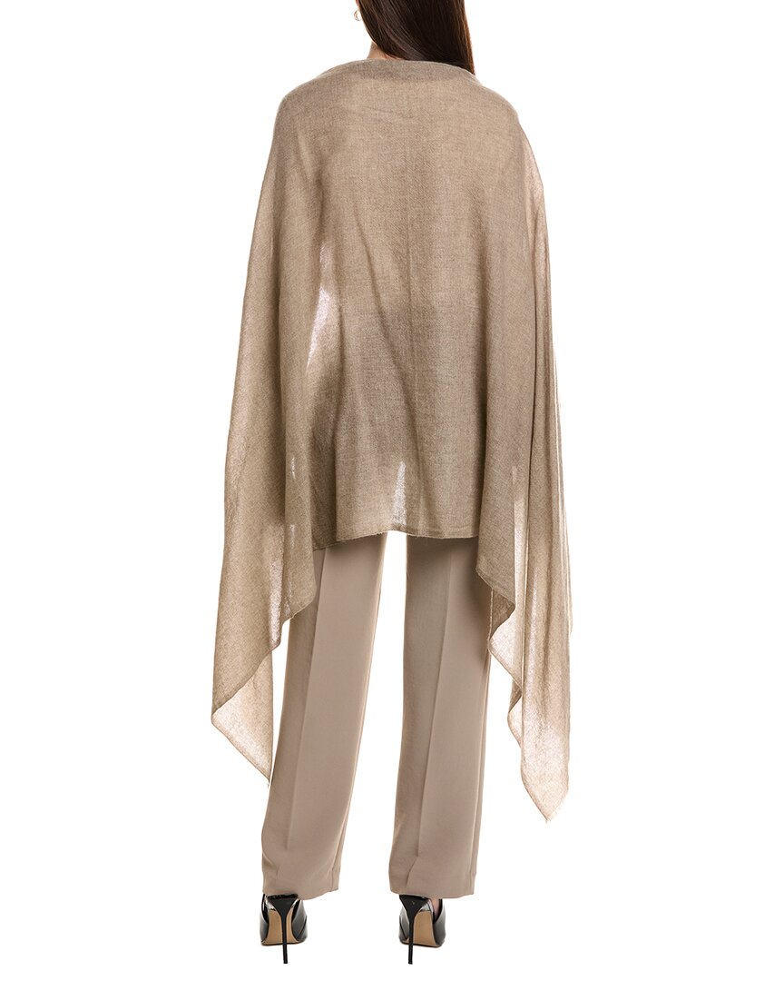 Amicale Cashmere Plain Weave Solid Cashmere Wrap