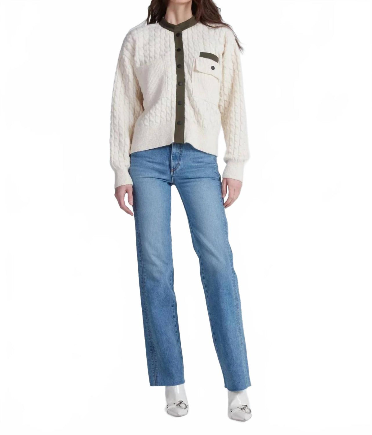 Greenwich Cardigan In Narutal Safari