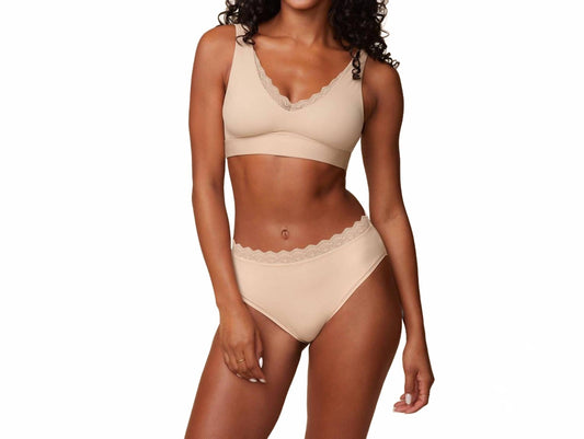 Bliss Lace Bralette In Beige