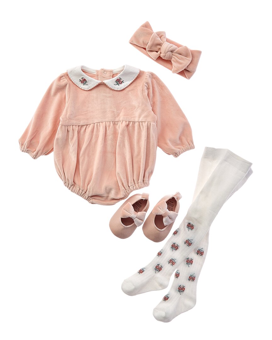 Rachel Zoe 4pc Bubble Romper Set