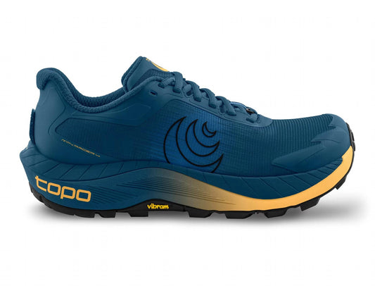 Men's Mtn Racer 4 Trail Running Shoes In Navy/orange