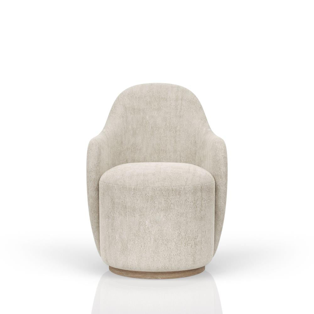 Stylish Upholstered Barrel Chair