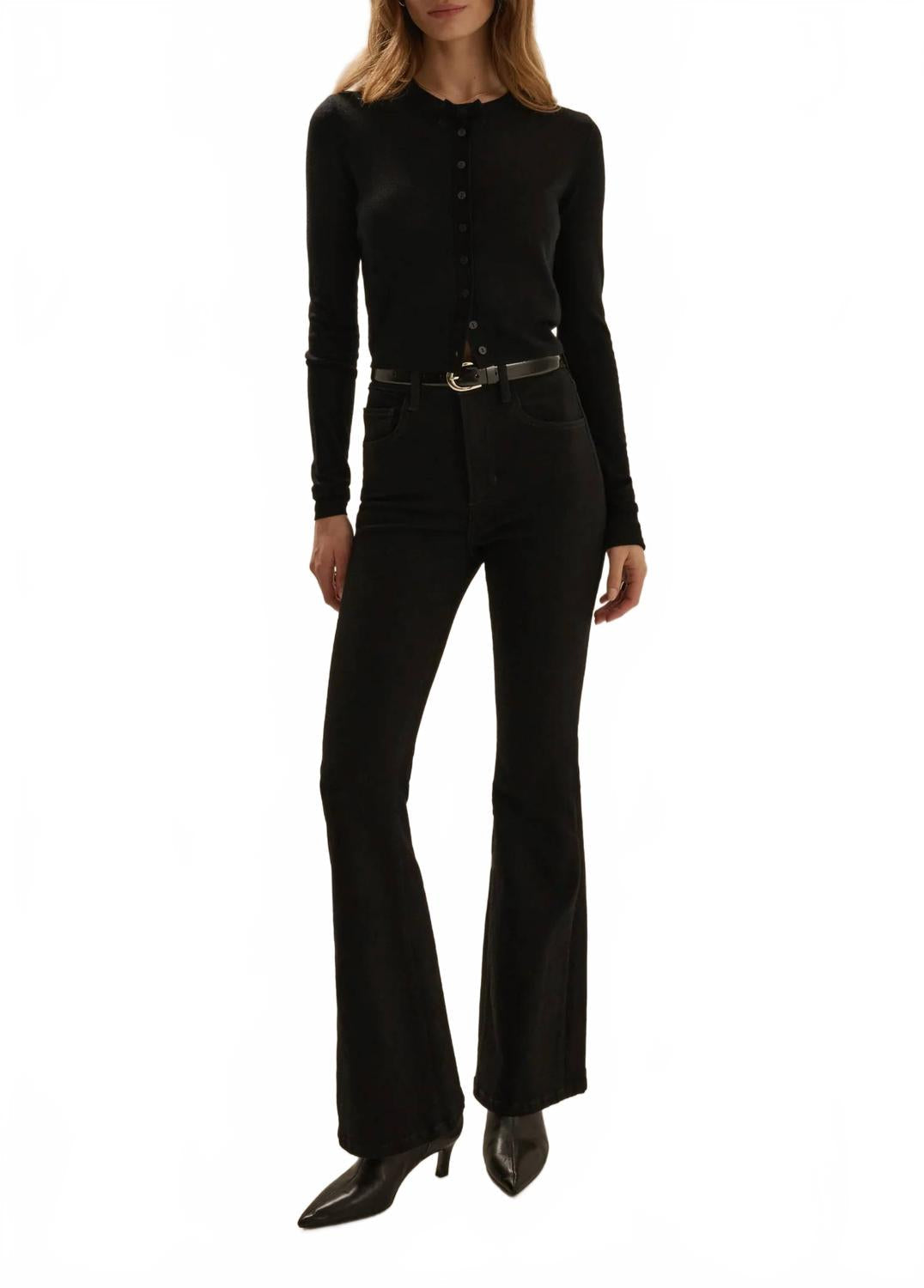 The Curtsey Cardigan In Black