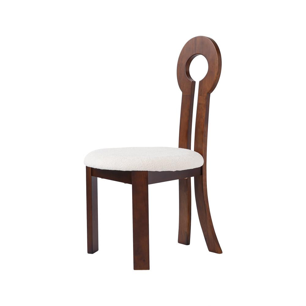 Compact Armless Dining Chairs with Solid Wood Construction