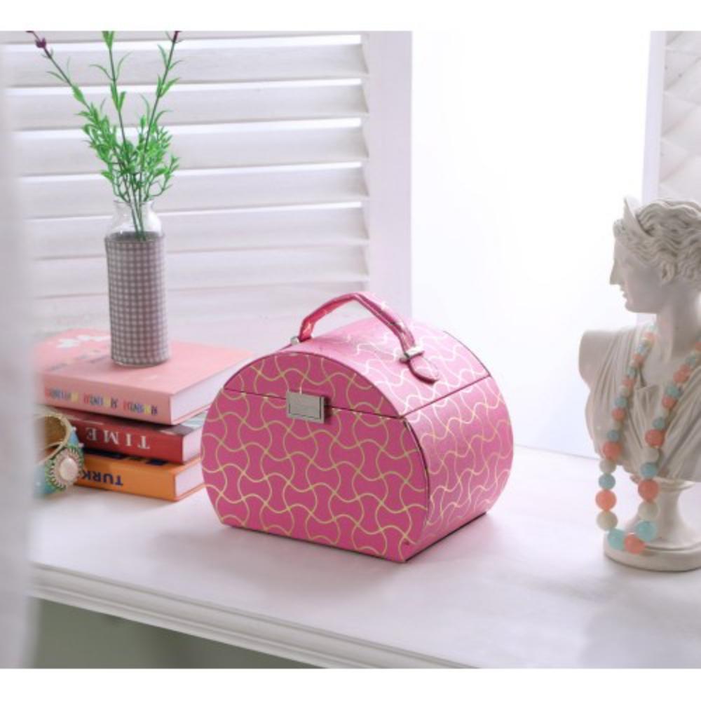 Travel Jewelry Organizer Case with Multiple Compartments