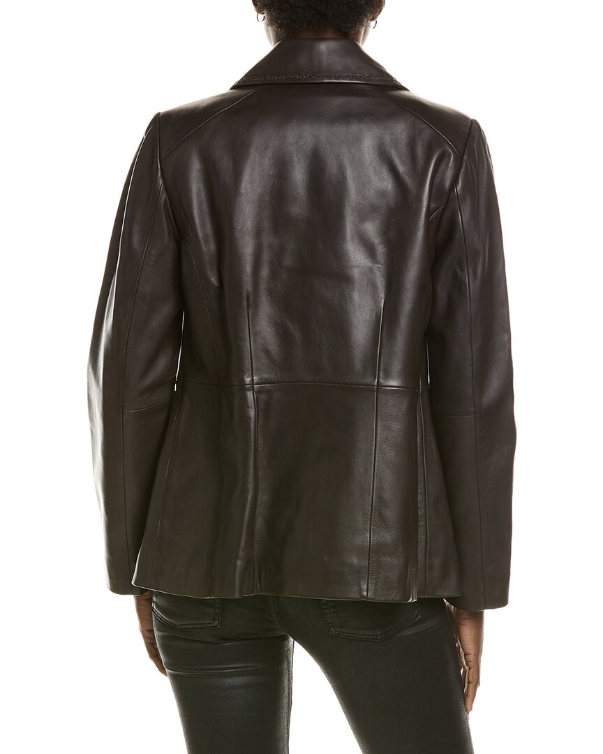 Anne Klein Missy Leather Jacket