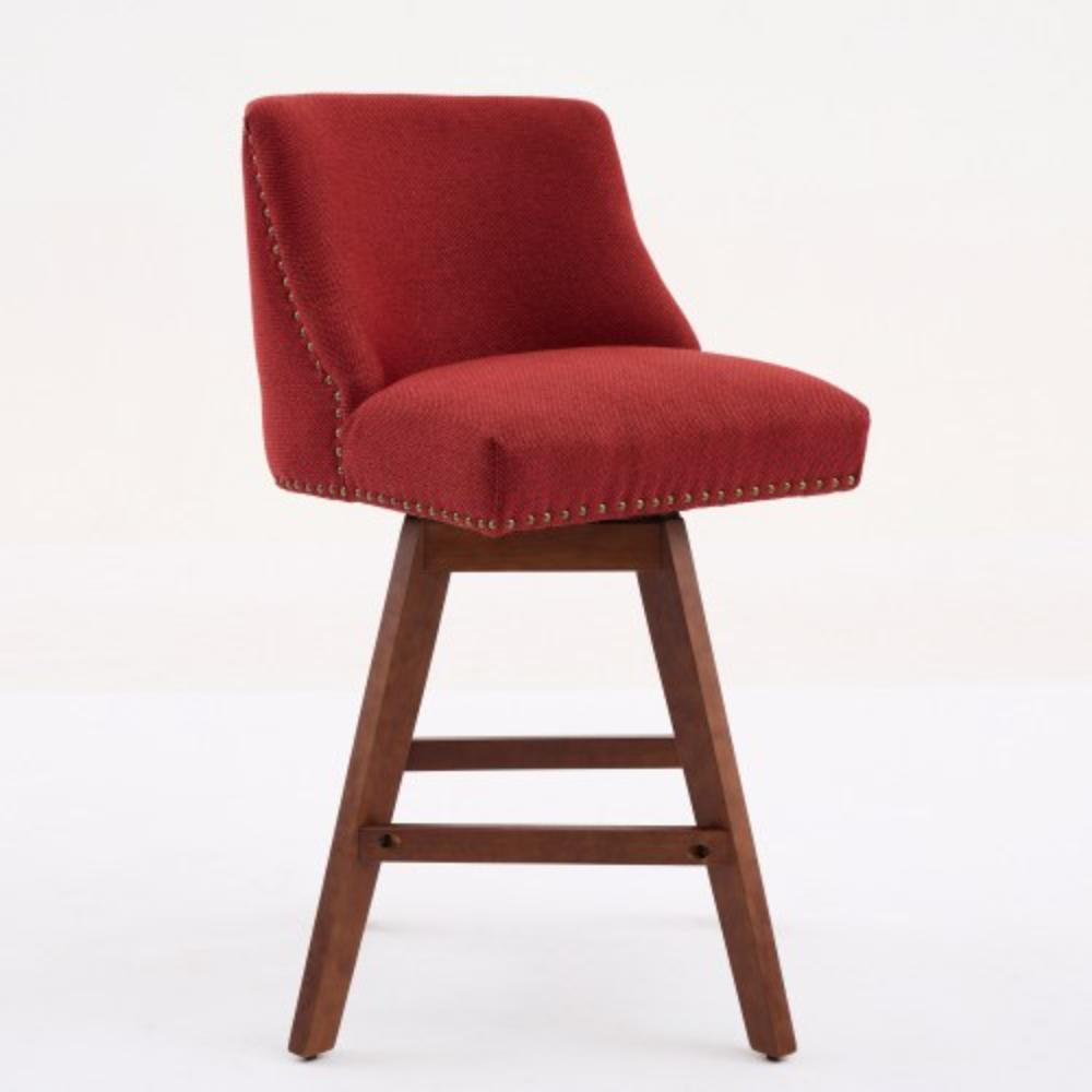 Counter Height Stools with Cushioned Backrests