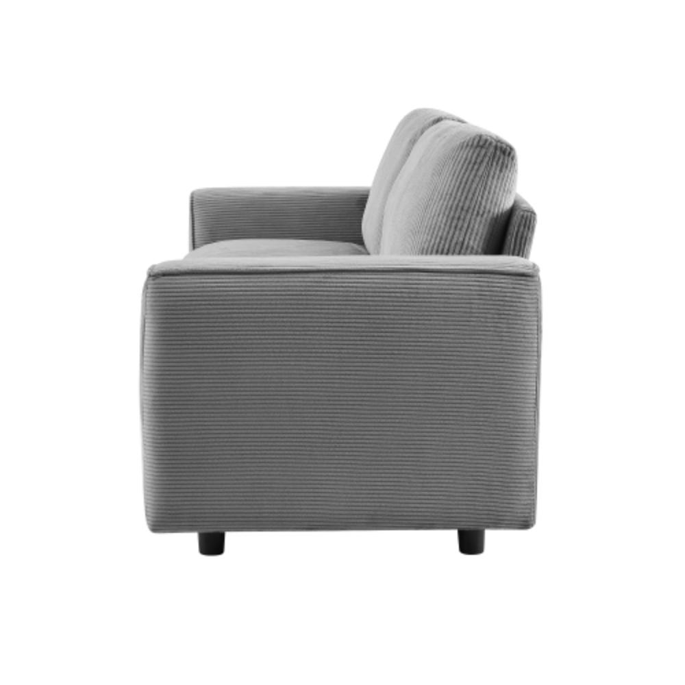 Cozy Loveseat with Soft Corduroy Upholstery