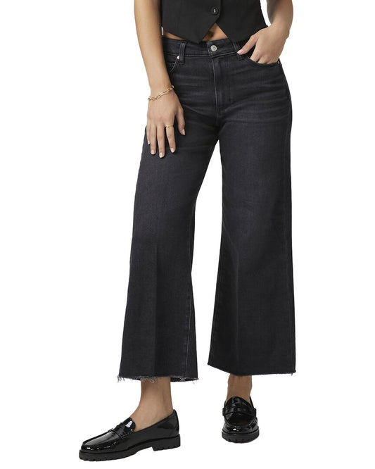 PAIGE Anessa Raw Hem Black Lotus Jean