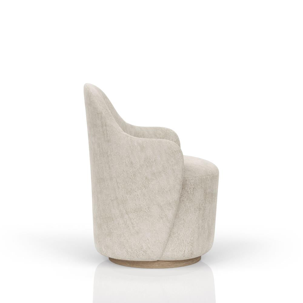Stylish Upholstered Barrel Chair