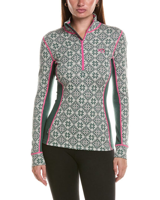 Kari Traa Rose 1/2-Zip Wool Base Layer Top