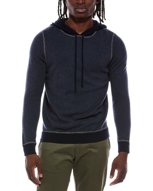 Autumn Cashmere Colorblock 100% Cashmere Hoodie