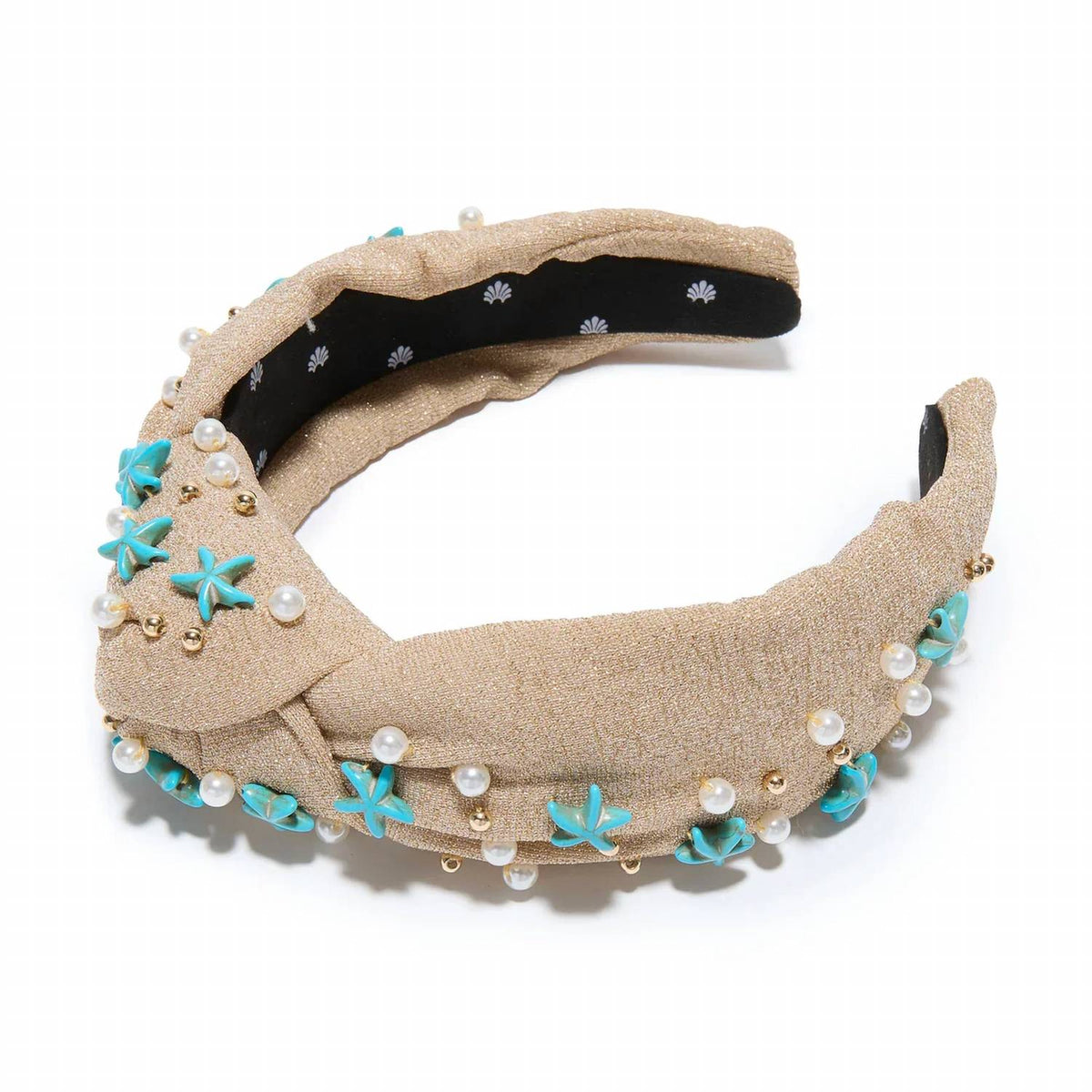 Women's Knotted Shoreline Headband In Gold