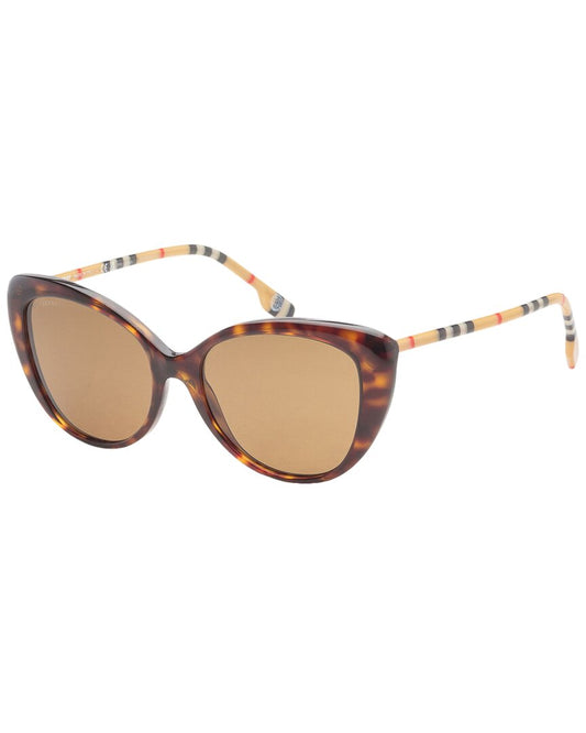 Burberry Women's BE4407 54mm Sunglasses, Brown