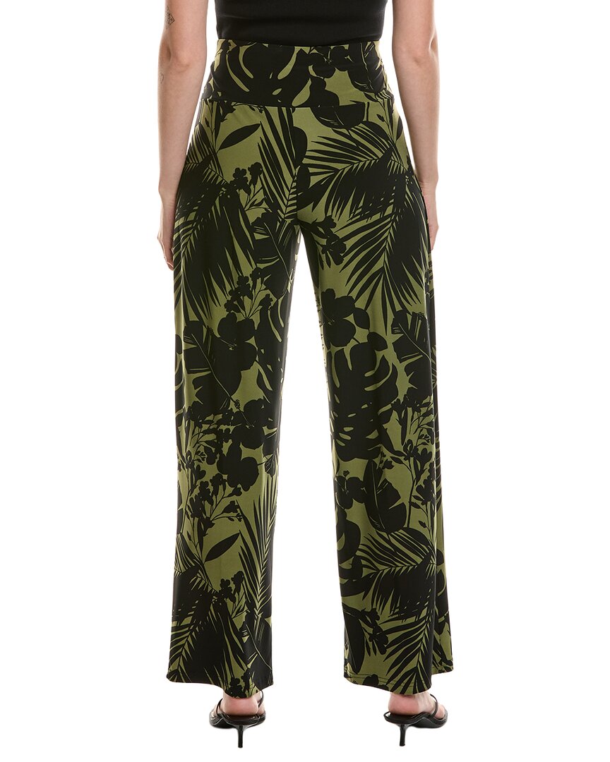 Anne Klein Plus High-Rise Pull-On Wide Waistband Palazzo Pant