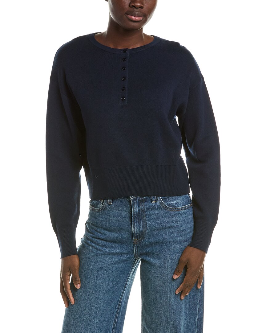 525 America Solid Drop Shoulder Henley