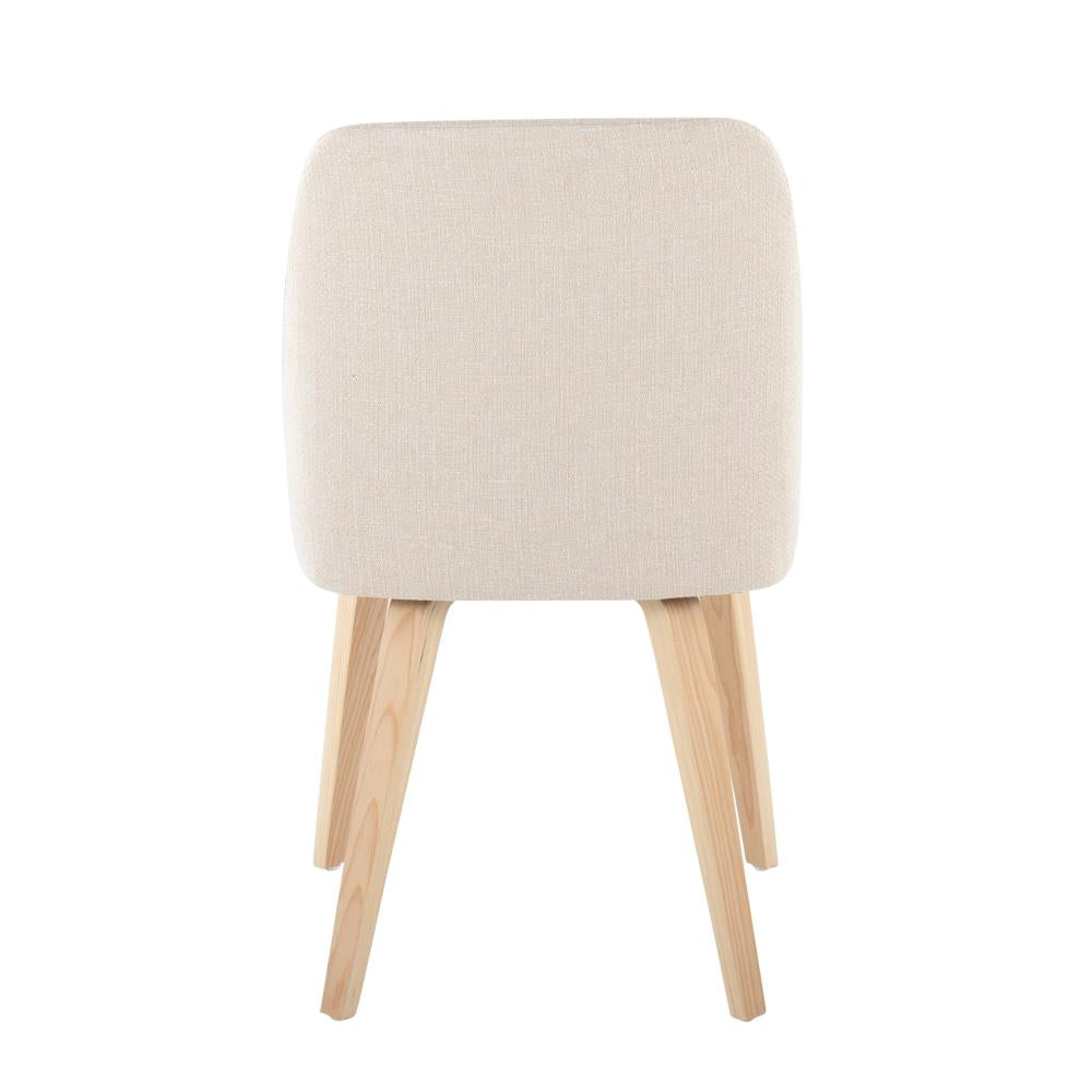Upholstered Dining Chairs with Padded Seats and Backrests