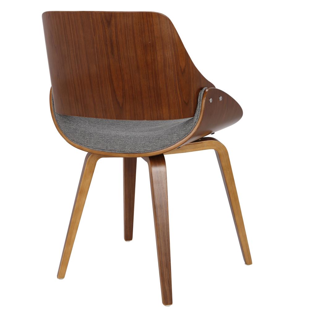 Mid-Century Modern Fabric Dining Chairs Set of 2