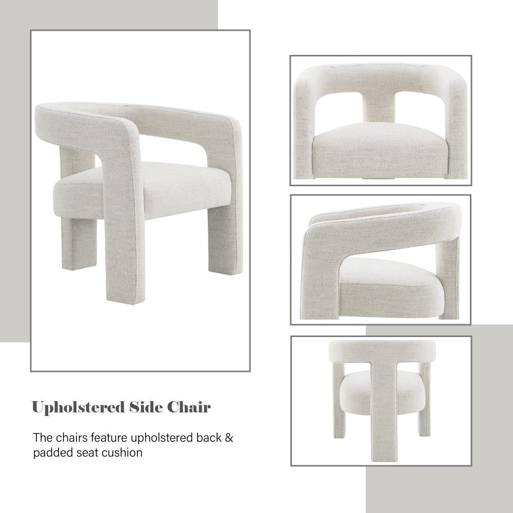 Contemporary Upholstered Side Seating