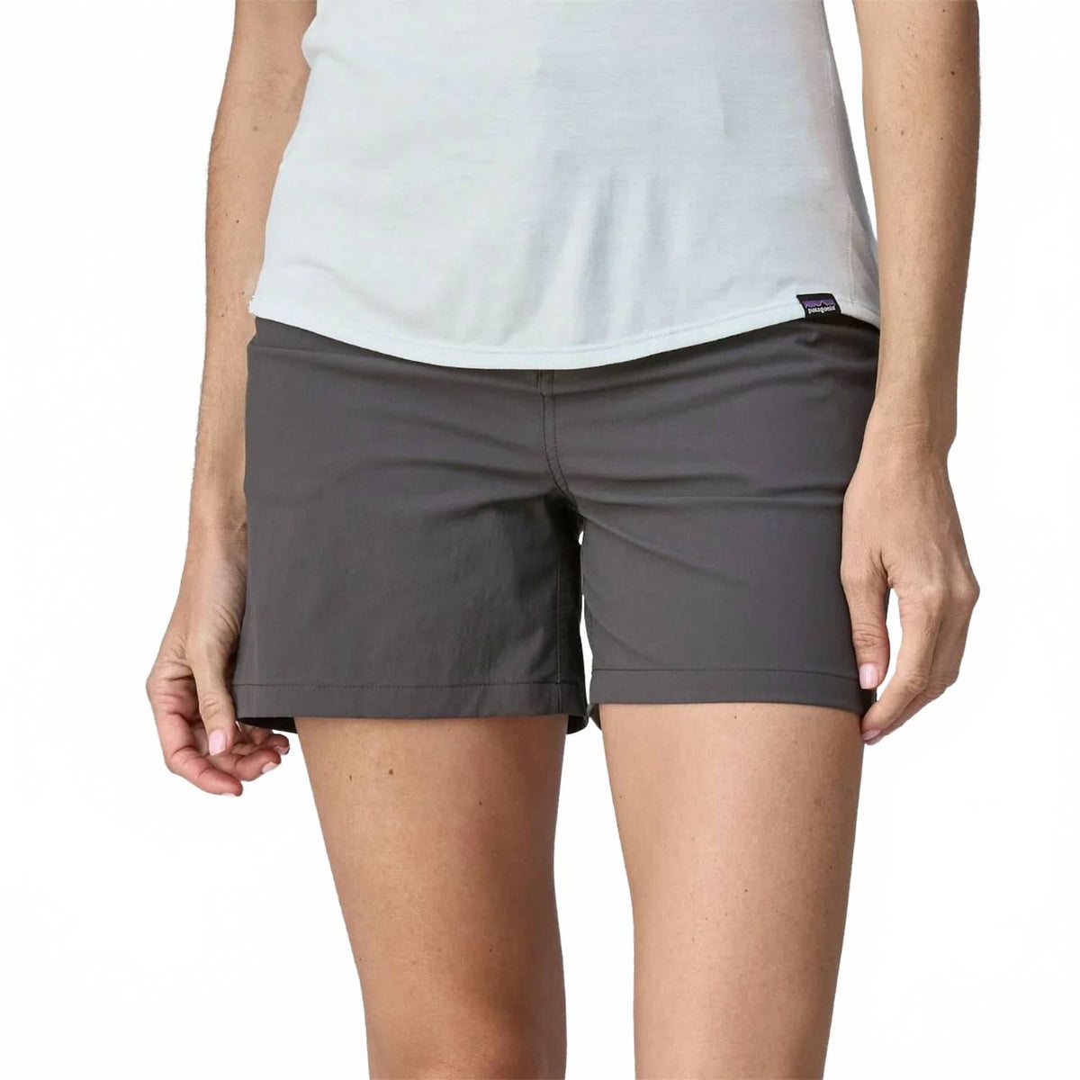 Women’s Quandary Hiking Shorts In Forge Grey