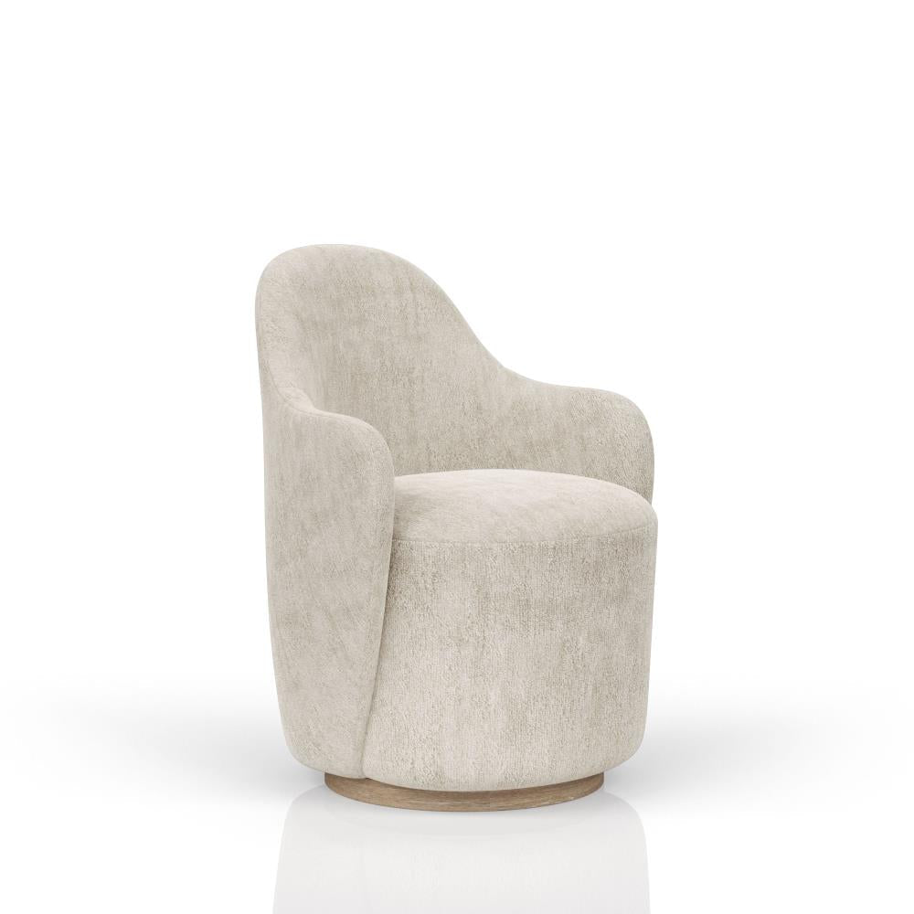 Stylish Upholstered Barrel Chair