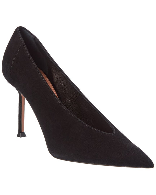 Aquazzura Voltaire 85 Suede Pump