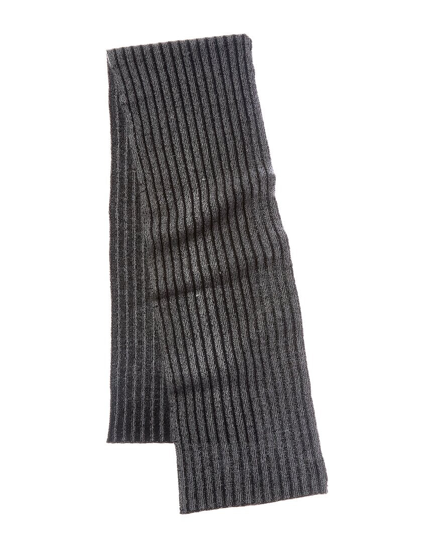 Portolano Cashmere-Blend Ribbed Scarf
