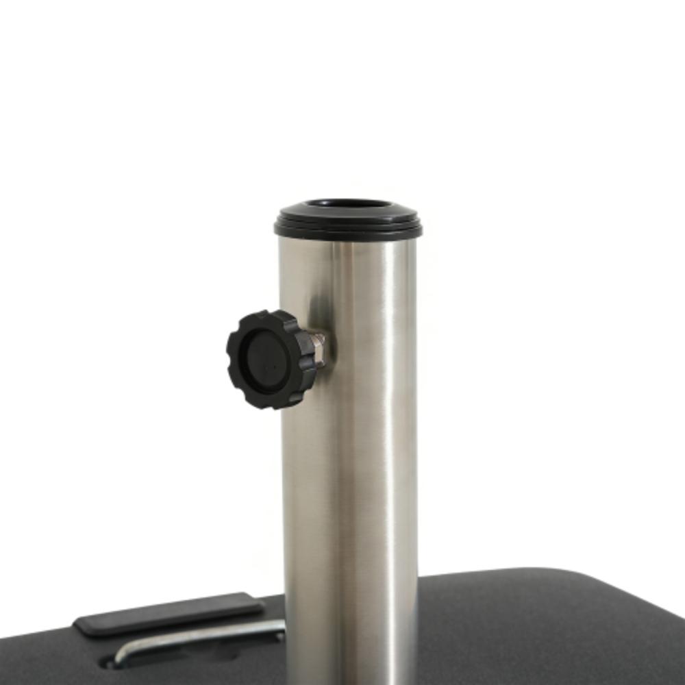 Square Outdoor Umbrella Base with Adjustable Knob