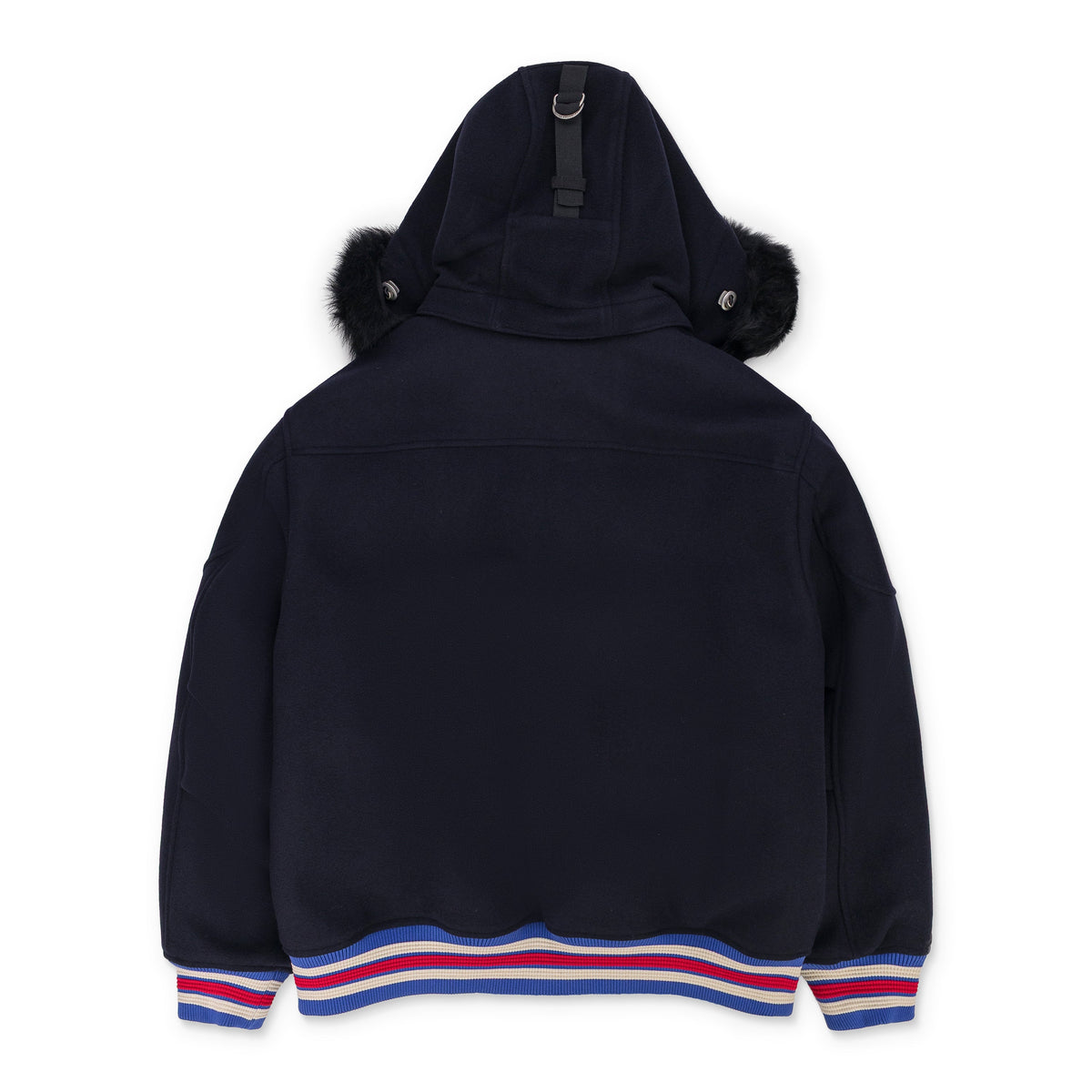 NHL x Moose Knuckles Navy Rangers Bomber Jacket