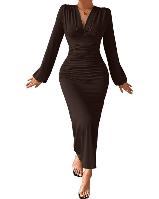 AMINA GLAM Maxi Dress