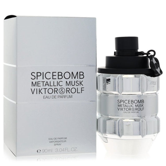 Gift Set 2pcs Combo Spicebomb Metallic Musk by Viktor & Rolf Eau De Parfum Spray 3.04 oz for Men