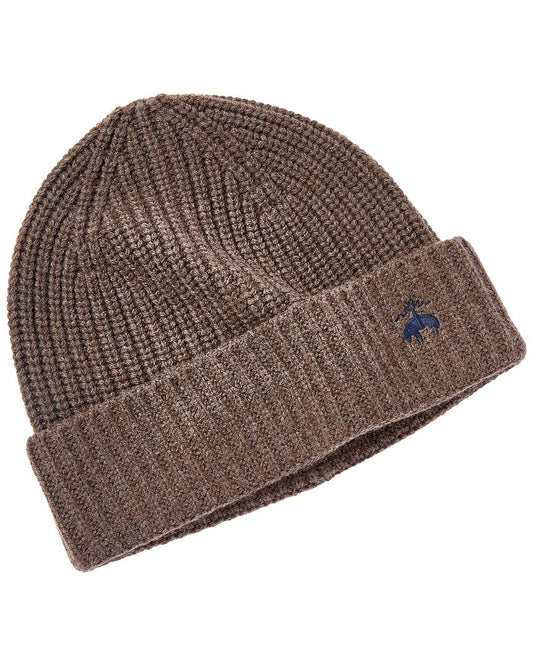 Brooks Brothers Shaker Rib Wool & Cashmere-Blend Beanie