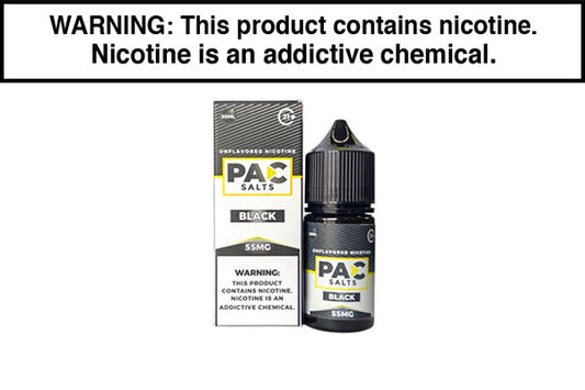 BLACK BY PAC SALTS 30ML