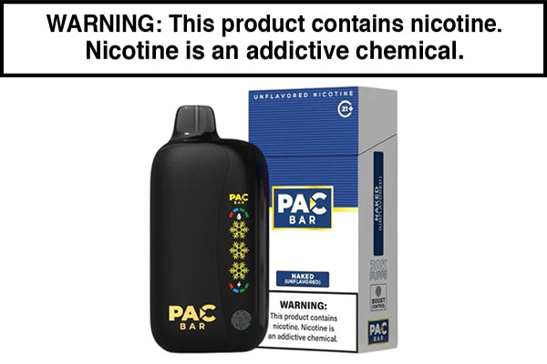PAC BAR 30K DISPOSABLE VAPE - 30,000 PUFFS