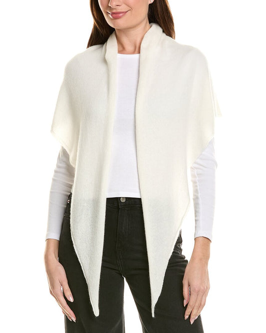 Amicale Cashmere Lightweight Cashmere Jersey Triangle Wrap