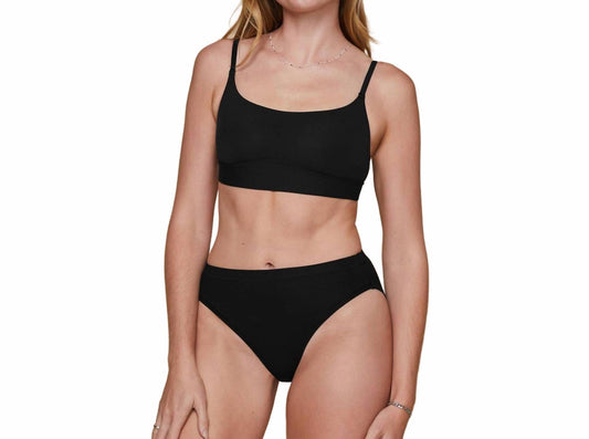 Bliss Scoop Bralette In Black