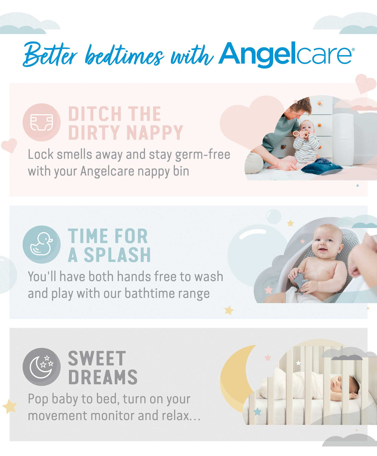 Angelcare Soft Touch Baby Bath Support - Pink
