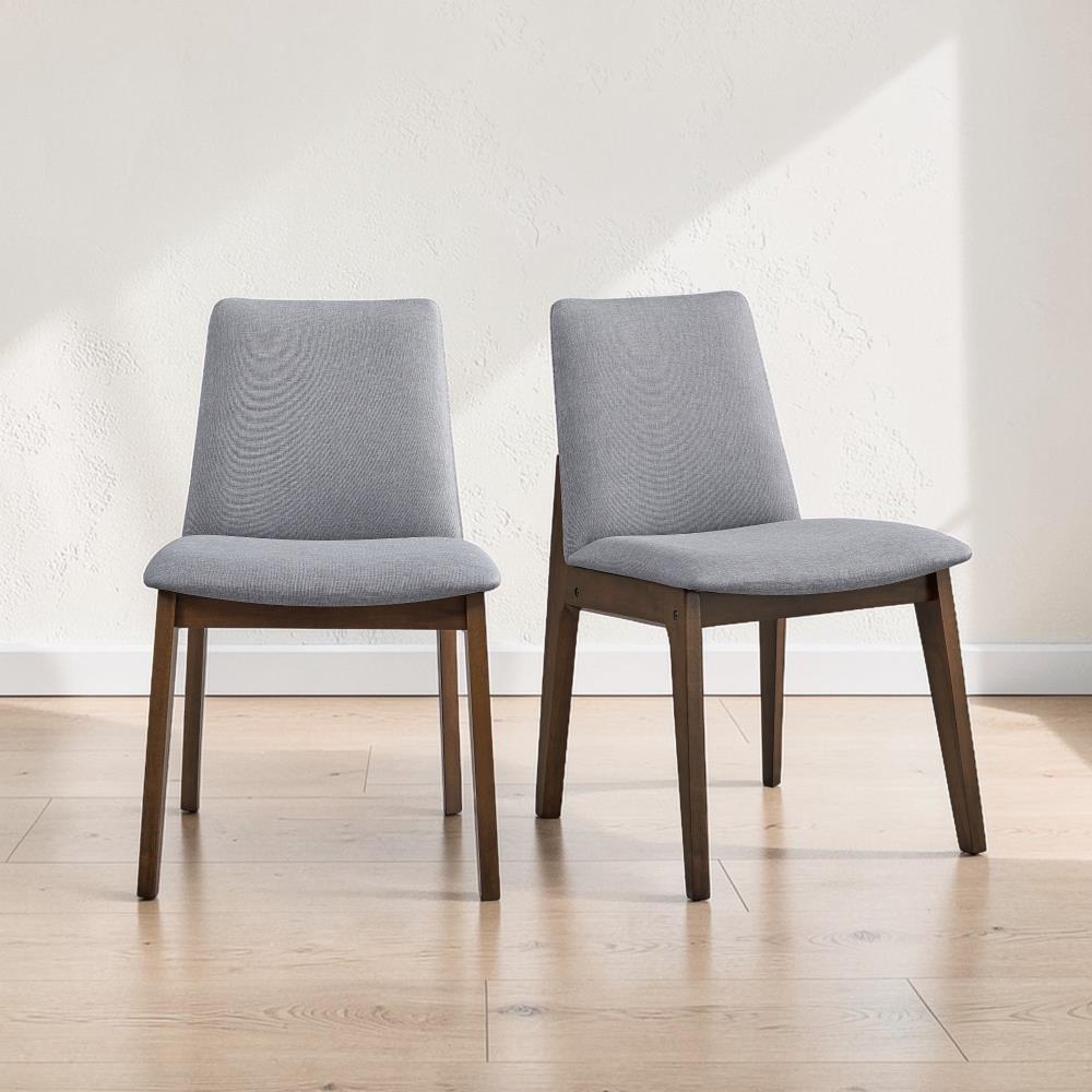 Wooden Frame Dining Chairs with Padded Seats