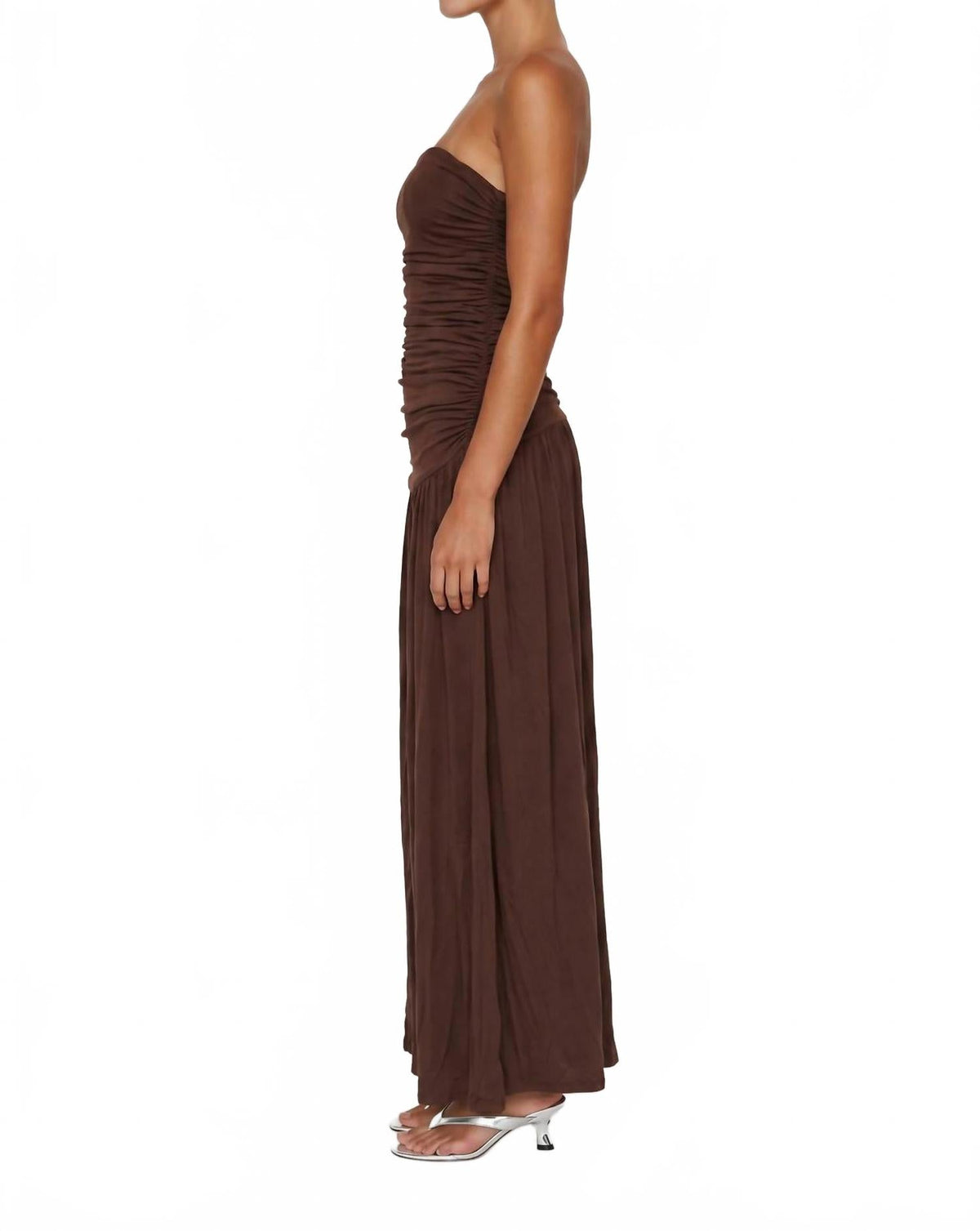Venus Maxi Dress In Brown