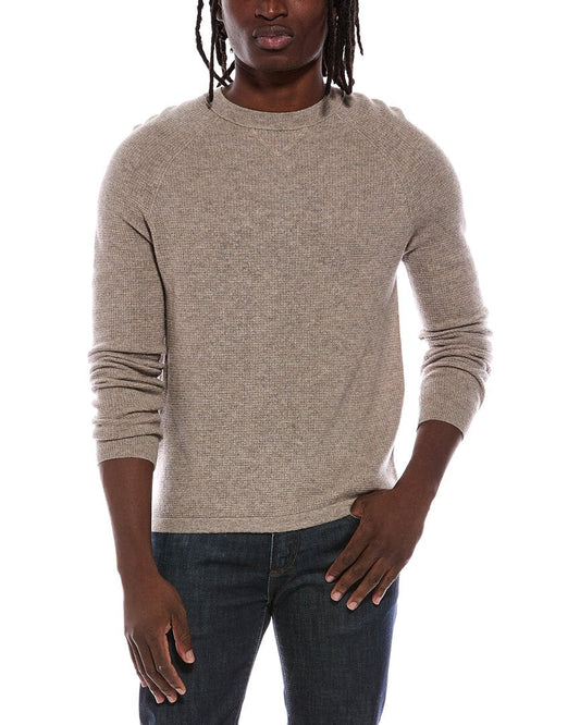 Autumn Cashmere Thermal 100% Cashmere Crewneck Sweater