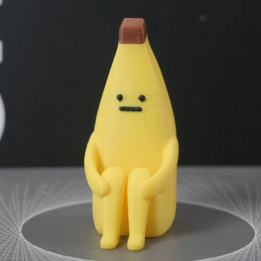 3D Anxious Banana Figurines – Durable Decorative Accessories for Home, Office, and Vehicle, Available in Sets of 1 Piece